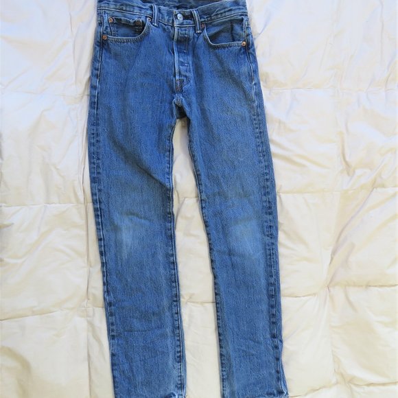 Levi's 501 Jeans W29 L32 Button Fly - Picture 2 of 6